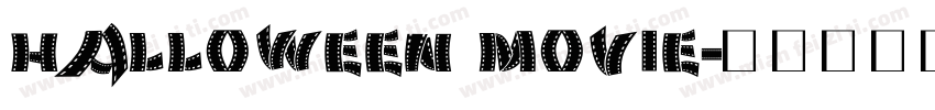 halloween movie字体转换